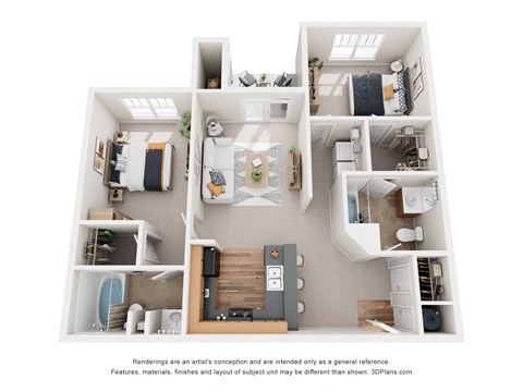 the outlook floor plan of 1190 sq ft